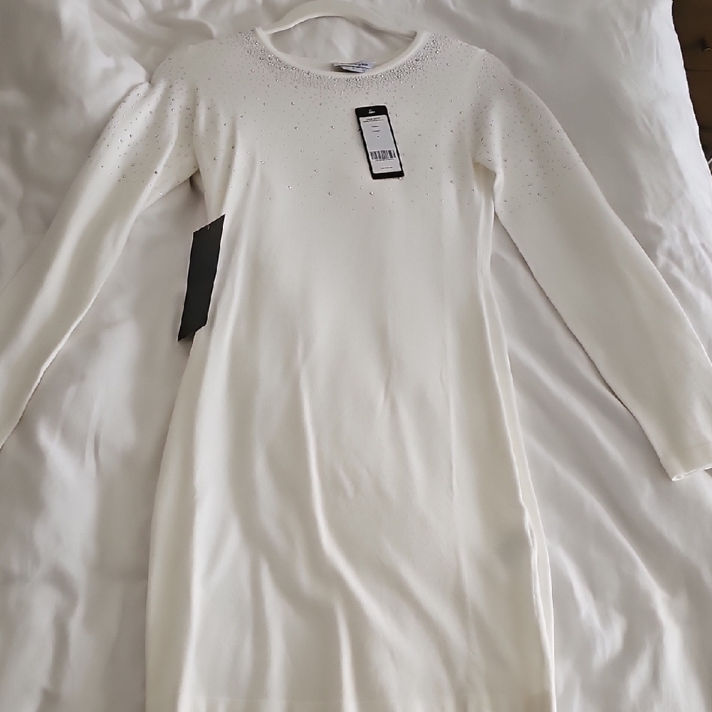 White Sweater Dress